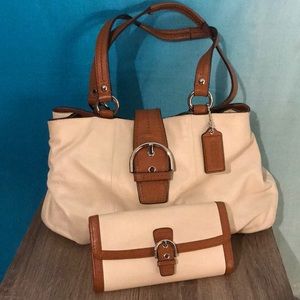 Coach bag and coach wallet